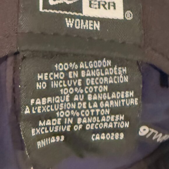 Dallas Cowboys NFL New Era 9TWENTY Women Strapback Adjustable Hat Navy Blue - Picture 6 of 6